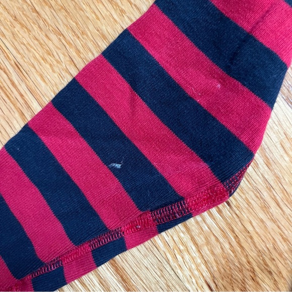 Hanna Andersson red and navy blue pajama top size 140 cm / US 10 - Picture 3 of 5